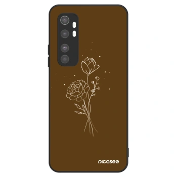 Etui na Xiaomi Mi Note 10 Lite - Brown flowers