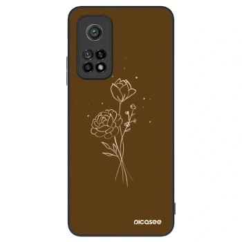 Etui na Xiaomi Mi 10T Pro - Brown flowers