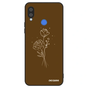 Etui na Huawei Nova 3 - Brown flowers