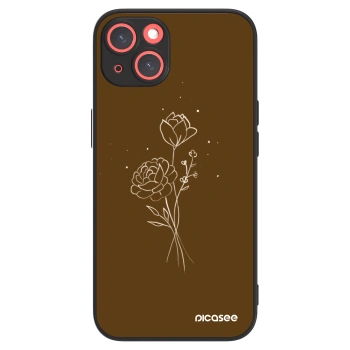 Picasee ULTIMATE CASE na Apple iPhone 13 - Brown flowers