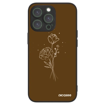 Picasee ULTIMATE CASE na Apple iPhone 13 Pro - Brown flowers