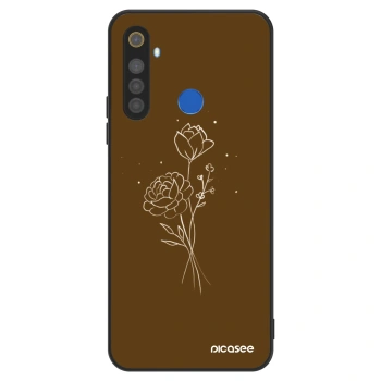 Etui na Realme 5 - Brown flowers