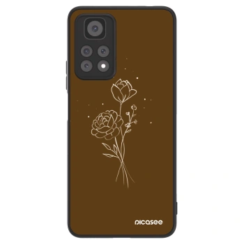 Picasee ULTIMATE CASE na Xiaomi Redmi Note 11 Pro 5G - Brown flowers