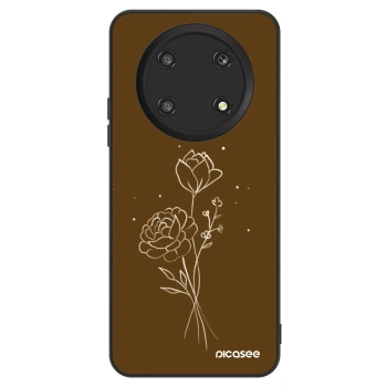Etui na Honor Magic4 Lite 5G - Brown flowers