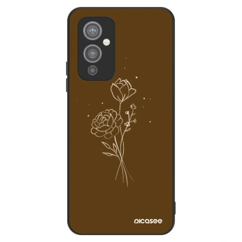 Etui na OnePlus 9 - Brown flowers