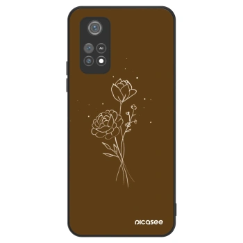 Etui na Xiaomi Poco M4 Pro - Brown flowers
