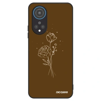 Etui na Honor X7 - Brown flowers