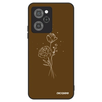 Etui na Xiaomi Poco X5 Pro - Brown flowers