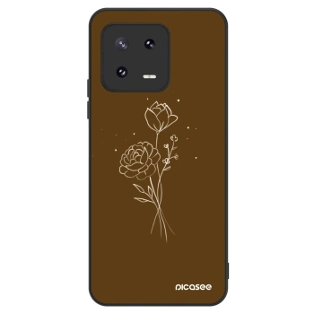 Etui na Xiaomi 13 Pro - Brown flowers