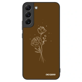 Picasee ULTIMATE CASE PowerShare pro Samsung Galaxy S22+ 5G - Brown flowers