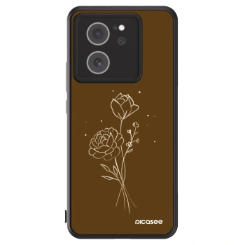 Picasee ULTIMATE CASE na Xiaomi 13T - Brown flowers
