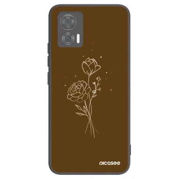 Etui na Motorola Edge 30 Neo - Brown flowers