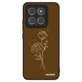 Picasee ULTIMATE CASE na Xiaomi 14 - Brown flowers