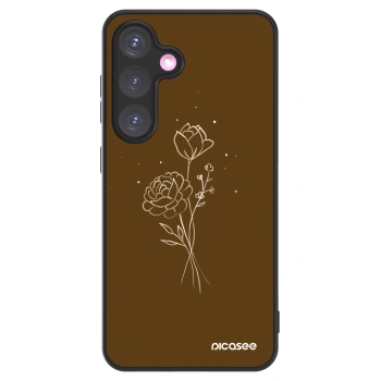 Picasee ULTIMATE CASE na Samsung Galaxy S24+ S926B 5G - Brown flowers