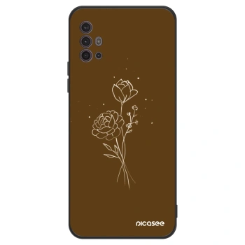 Etui na Motorola Moto G30 - Brown flowers