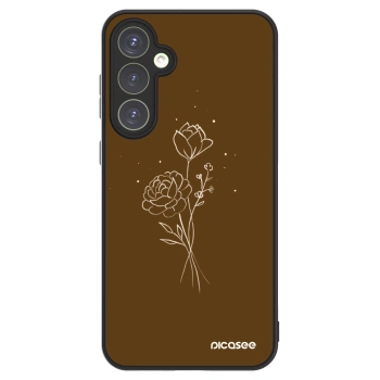 Picasee ULTIMATE CASE na Samsung Galaxy S23 FE S711B - Brown flowers