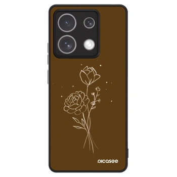 Picasee ULTIMATE CASE na Xiaomi Redmi Note 13 Pro 5G - Brown flowers