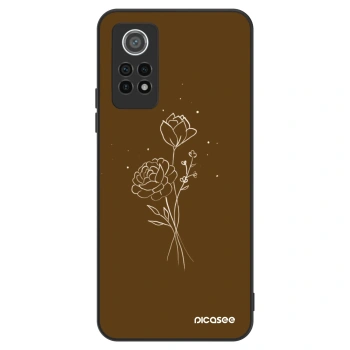 Etui na Xiaomi Redmi Note 12 Pro 4G - Brown flowers