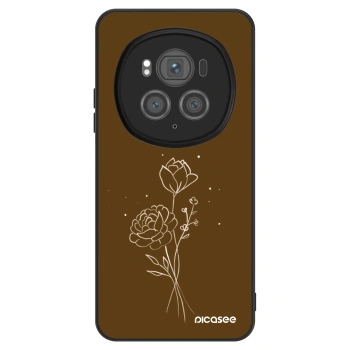 Etui na Honor Magic6 Pro - Brown flowers