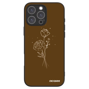 Picasee ULTIMATE CASE na Apple iPhone 16 Pro Max - Brown flowers