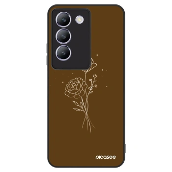 Etui na Vivo V40 SE 5G - Brown flowers