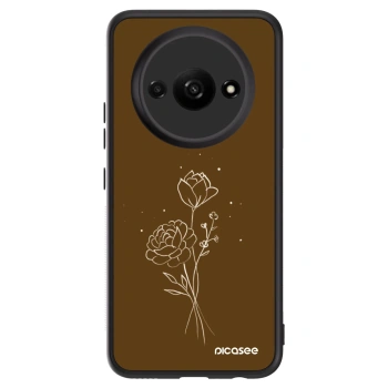 Etui na Xiaomi Redmi A3 - Brown flowers