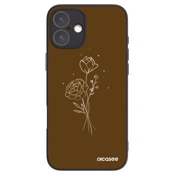 Picasee ULTIMATE CASE na Apple iPhone 16 Plus - Brown flowers