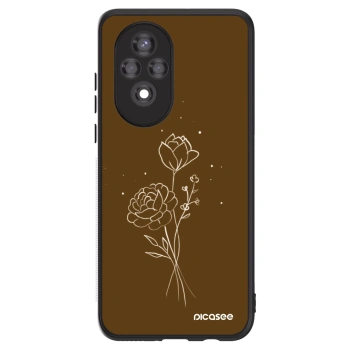 Etui na Honor 200 5G - Brown flowers