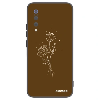Etui na Xiaomi Mi 9 - Brown flowers