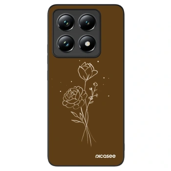 Picasee ULTIMATE CASE na Xiaomi 14T Pro - Brown flowers