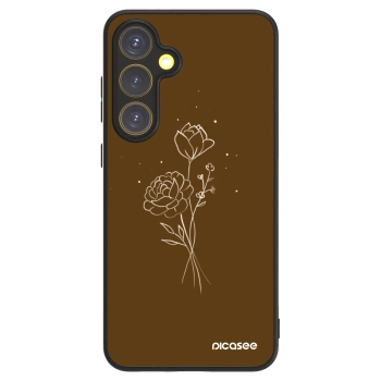 Picasee ULTIMATE CASE na Samsung Galaxy S24 FE S721B - Brown flowers