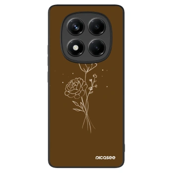 Picasee ULTIMATE CASE na Xiaomi Redmi Note 14 Pro+ 5G - Brown flowers