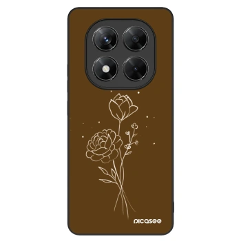 Picasee ULTIMATE CASE na Xiaomi Redmi Note 14 Pro 5G - Brown flowers