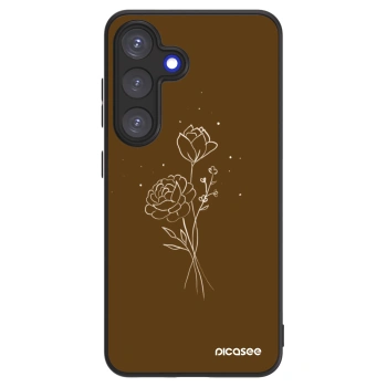 Picasee ULTIMATE CASE PowerShare pro Samsung Galaxy S25 5G - Brown flowers