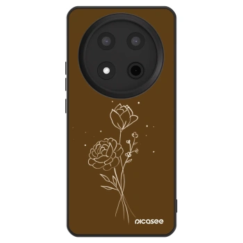 Etui na Honor Magic7 Lite 5G - Brown flowers