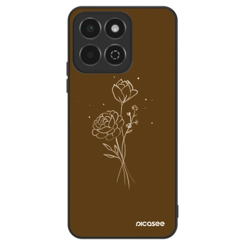 Etui na Honor 200 Smart 5G - Brown flowers