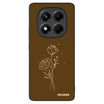 Picasee ULTIMATE CASE na Xiaomi Redmi Note 14 Pro 4G - Brown flowers