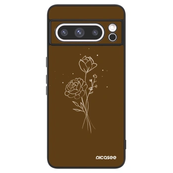 Picasee ULTIMATE CASE na Google Pixel 8 Pro - Brown flowers