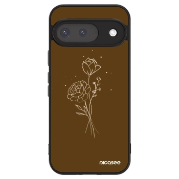 Etui na Google Pixel 9 - Brown flowers