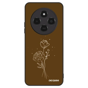 Etui na Xiaomi Poco C75 - Brown flowers