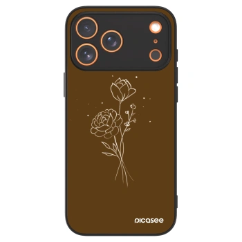Picasee ULTIMATE CASE na Apple iPhone 17 Pro Max - Brown flowers