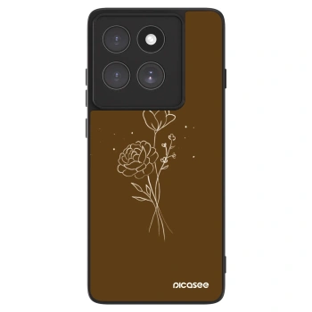 Etui na Motorola Edge 60 Pro - Brown flowers