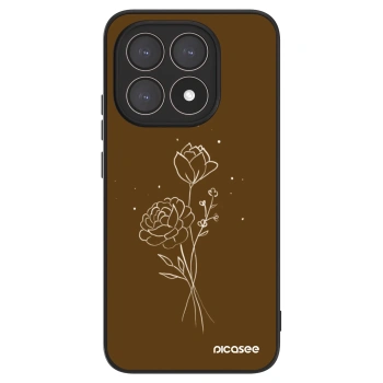 Etui na Xiaomi 15T - Brown flowers