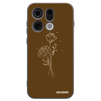 Etui na OPPO Find X9 - Brown flowers