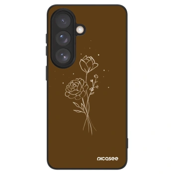 Picasee ULTIMATE CASE PowerShare pro Samsung Galaxy S26 - Brown flowers