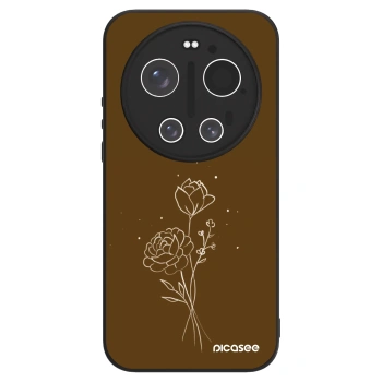 Etui na Xiaomi 17 Ultra - Brown flowers