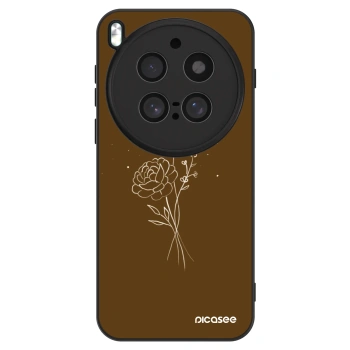 Etui na Vivo X300 Pro - Brown flowers