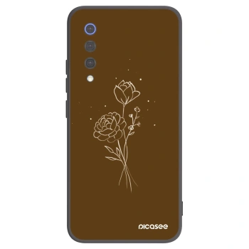 Etui na Xiaomi Mi 9 SE - Brown flowers