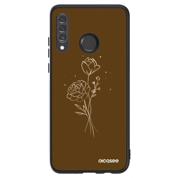 Picasee ULTIMATE CASE na Huawei P30 Lite - Brown flowers