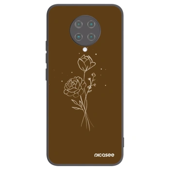 Etui na Xiaomi Poco F2 Pro - Brown flowers